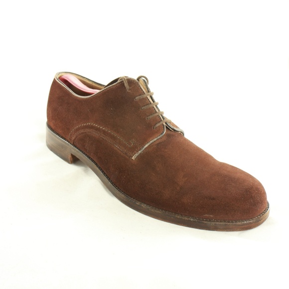 Bally Other - Vintage Bally Switzerland Chocolate Suede Oxfords
